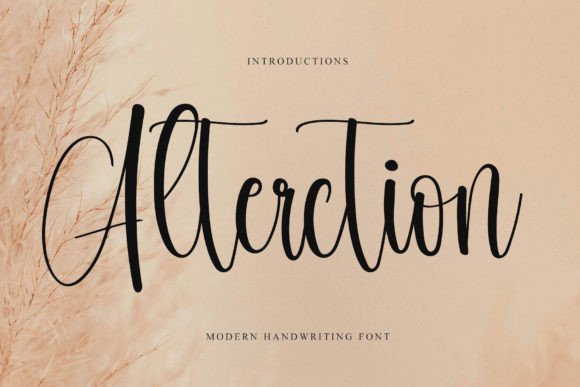 Altercation: A Festive Typeface for Holiday Branding