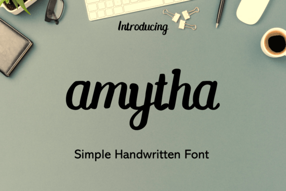 Amytha: The Modern Handwritten Font for Authentic Branding