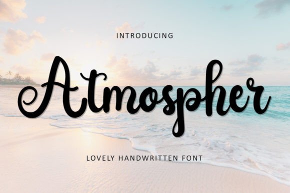 Atmospher: A Sweet Script Font for Modern Web Design