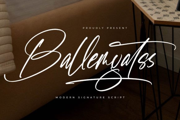 Ballemyatss: A Luxury Script Font for Modern Branding