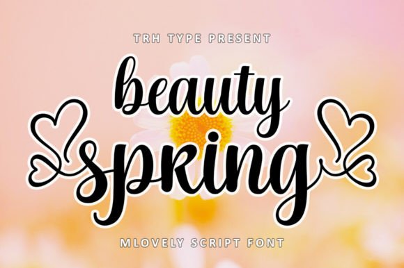 Beauty Spring: A Handwritten Typeface for Modern Web Design