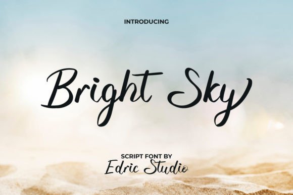 Bright Sky Font: A Fresh Typeface for Small Business Branding