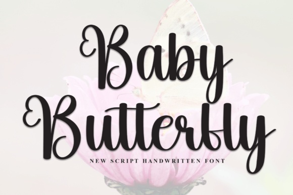 Bringing Baby Butterfly Font to Life in Real Branding