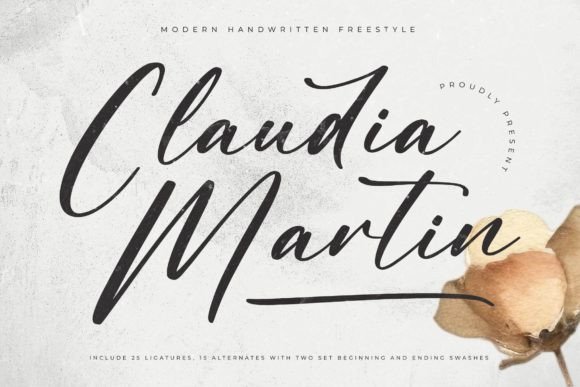 Claudia Martin: A Script Font for Modern Editorial Design