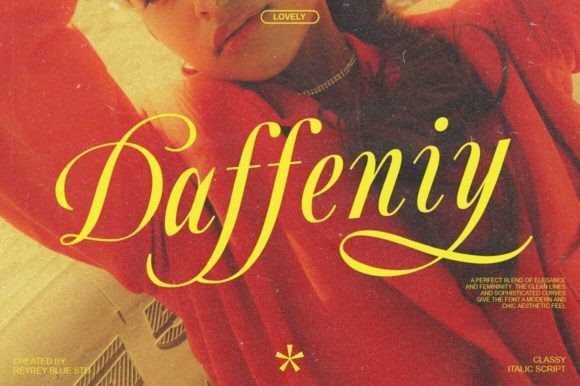 Daffeniy Font: Crafting Elegant Brand Identities with Authentic Script