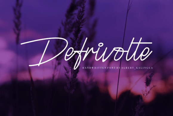 Defrivolte Font: Elevate Your Handmade Brand