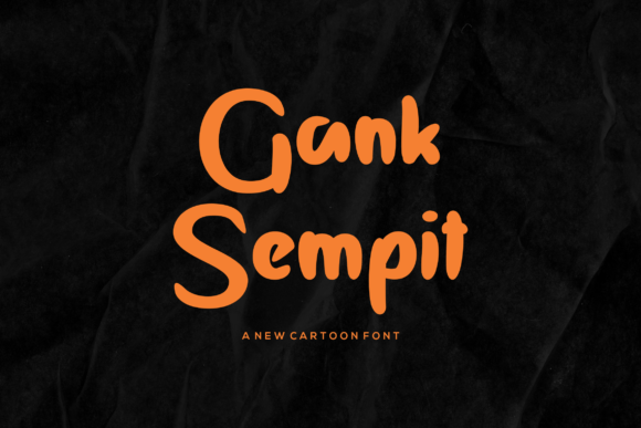 Gank Sempit: A Quirky Handwritten Font for Editorial Design