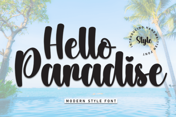 Hello Paradise: A Modern Handwritten Font for Web Design