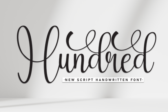 Hundred: A Stylish Script Font for Elegant Branding