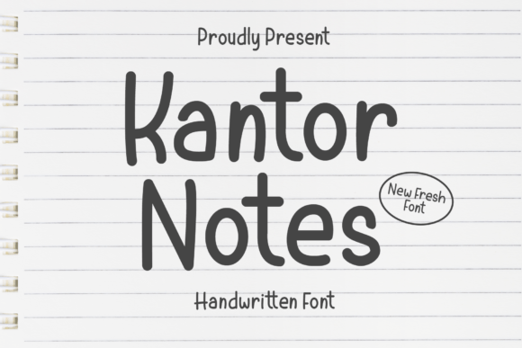 Kantor Notes: A Playful Typeface for Small Business Branding