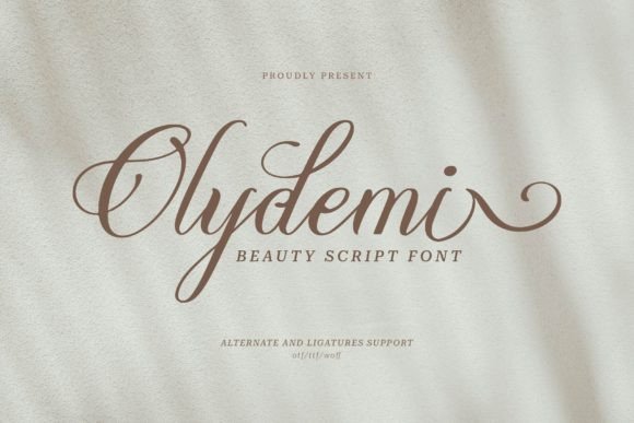 Olydemi Font Review: Elevating Campaign Visuals with Script Amp Style