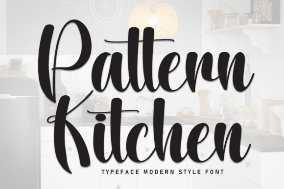 Pattern Kitchen: A Modern Handwritten Font for Web Design