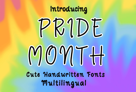 Pride Month Font: A Whimsical Typeface for Joyful Campaigns