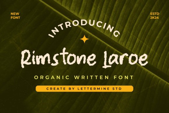 Rimstone Laroe: The Perfect Handwritten Font for Makers