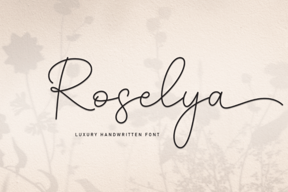 Roselya: The Elegant Script Font for Small Business Branding