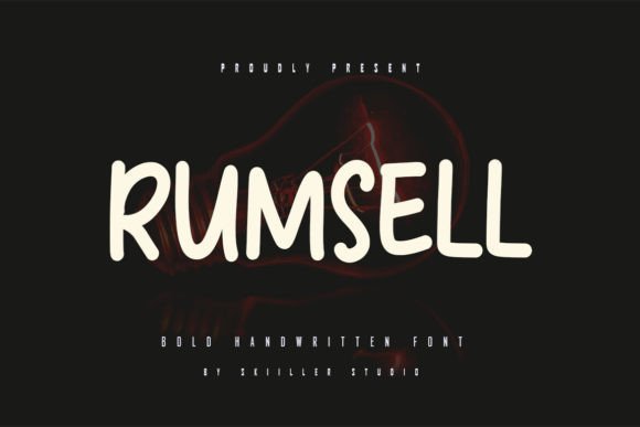 Rumsell: A Handwritten Font for Bold Editorial Design