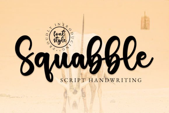 Squabble Font Review: A Stylish Handwritten Typeface for Web Design