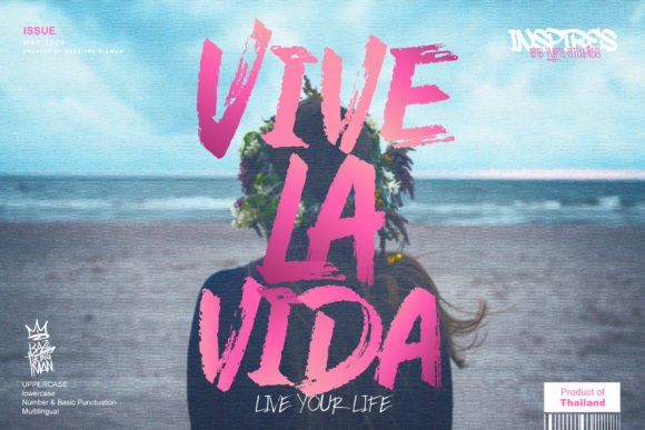 Vive La Vida: A Vibrant Script Font for Small Business Branding