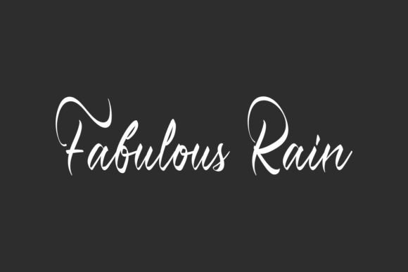 Why Fabulous Rain Font Elevates Small Business Branding
